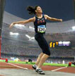Stephanie Brown Trafton throwing