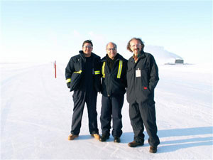 Joel Vazquez and co workers in the Arctic